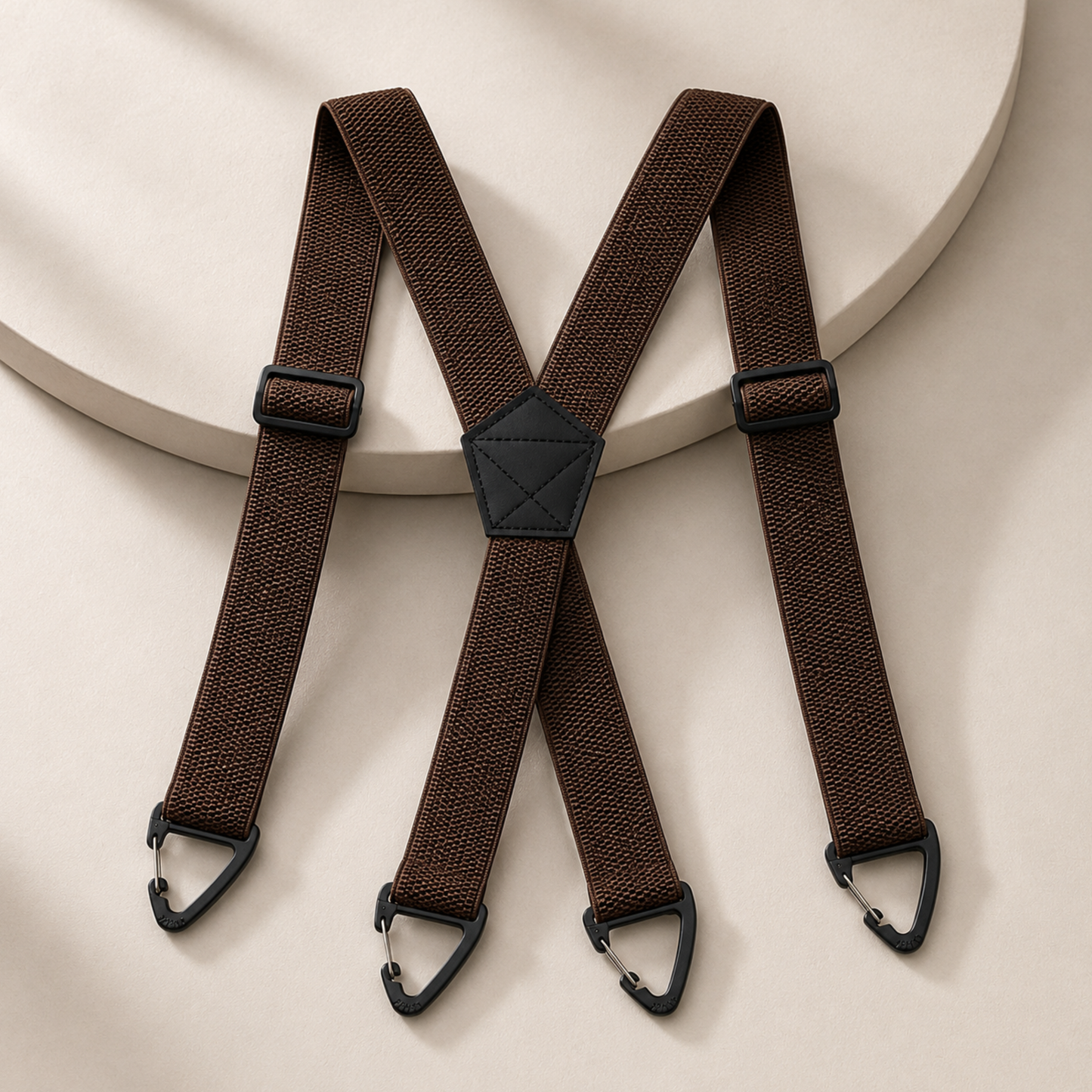GripSuspenders™ | Justerbare seler med krokfester som holder buksene på plass hele dagenön ja vapaa-aikaan