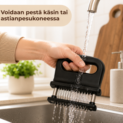 TenderPro™ | Lihanmureuttaja, jossa on 48 ruostumattomasta teräksestä valmistettua terää