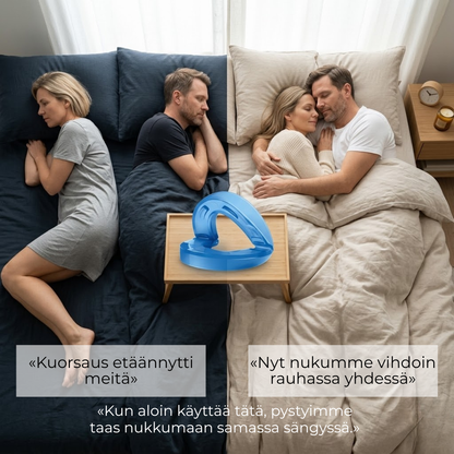 QuietBite™ | Kuorsausta ehkäisevä suukappale Toimii ensimmäisestä yöstä lähtien