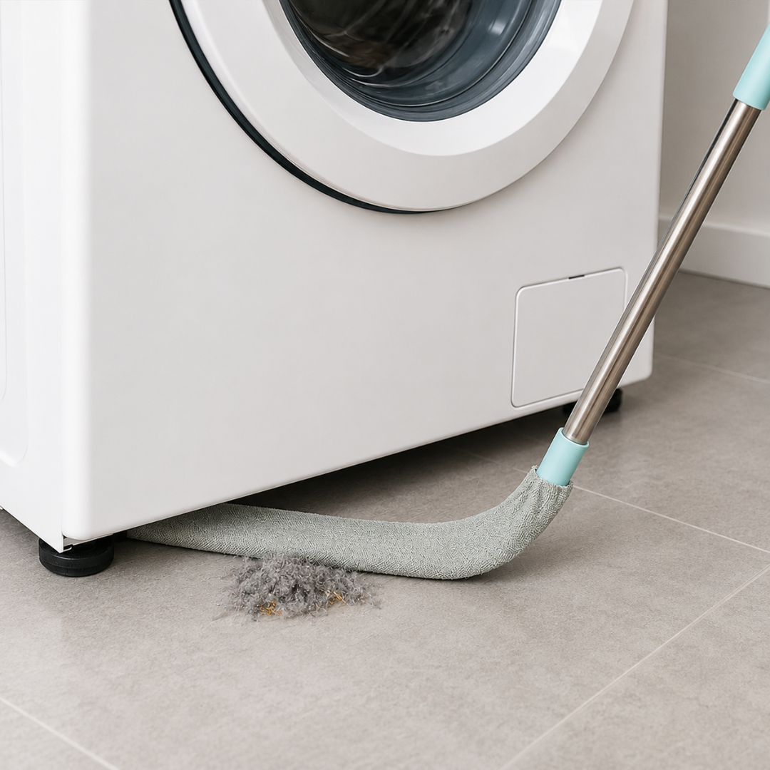 FlatReach™ | Helpoin tapa siivota huonekalujen alta – vain muutamassa sekunnissa