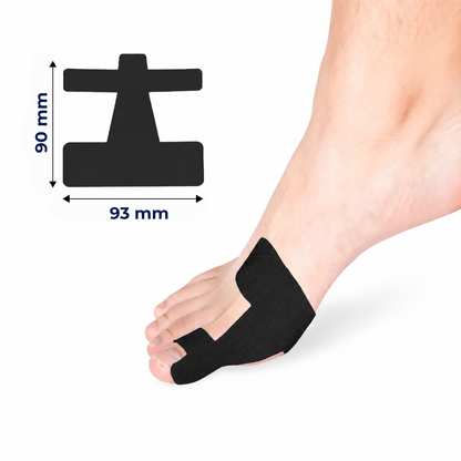 AlignTape™ | Valmiiksi leikattu elastinen kinesioteippi hallux valgus -tukeen