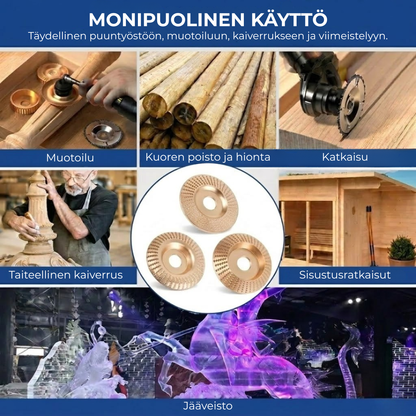 CarveDisc Pro™ | Puuntyöstölaikka kulmahiomakoneeseen