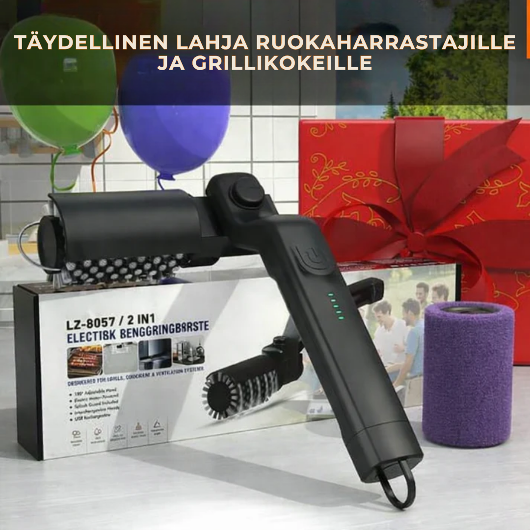 GrillForce™ | Langaton sähköinen grillinpuhdistaja