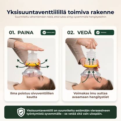 HengitysTurva™ | Hjälpmedel vid kvävning