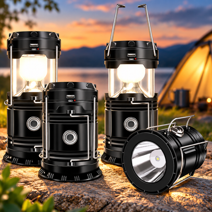 PullLight™ | Kompakti valo retkille ja sähkökatkoihin