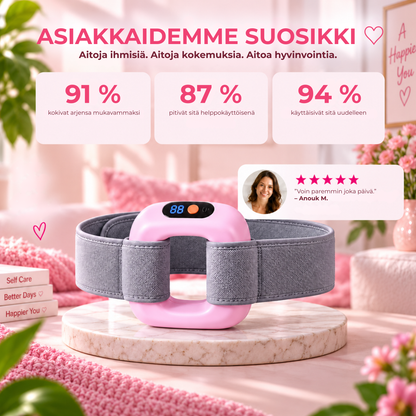 PulseBelt™ | Rentouta vatsan alue ilman ylimääräistä vaivaa