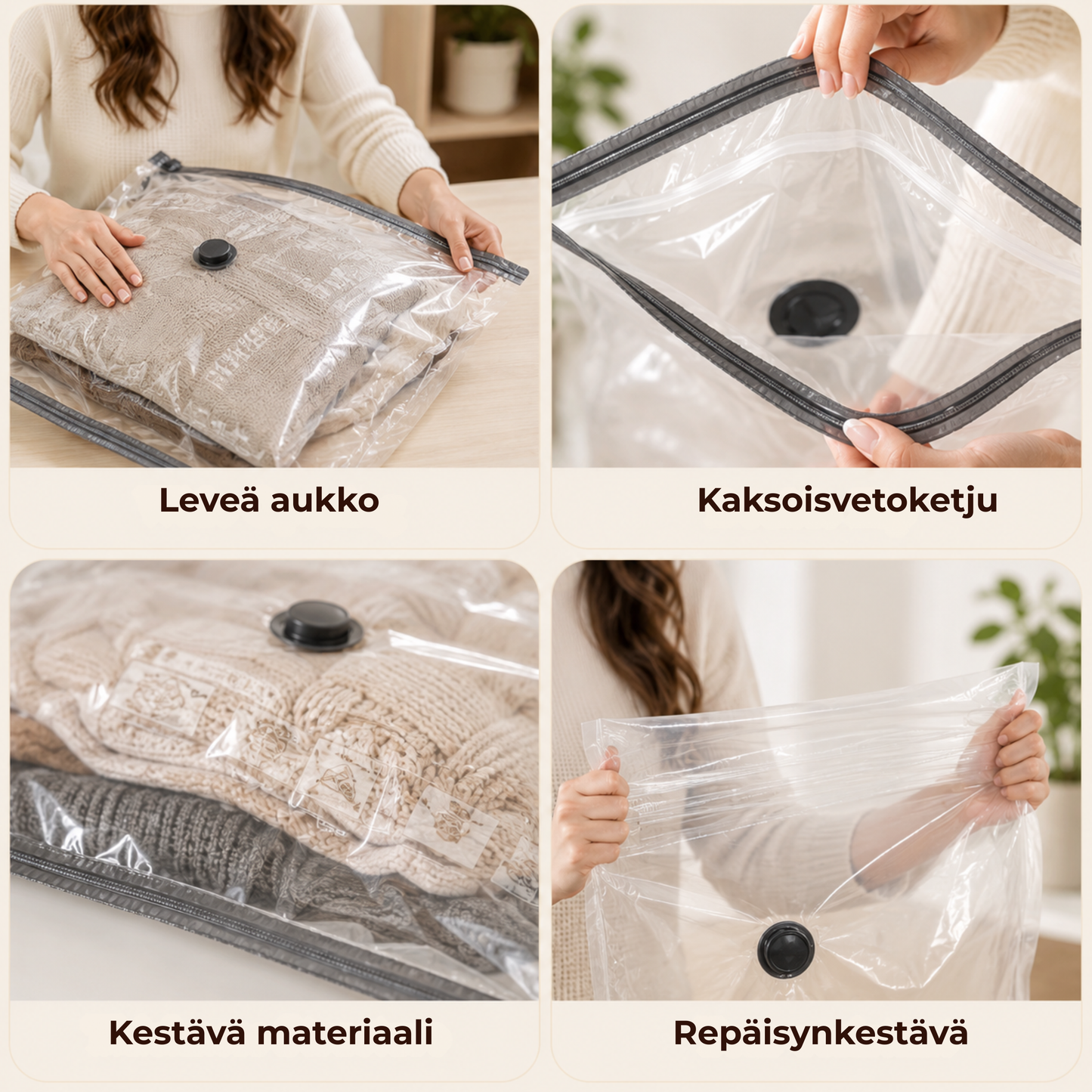 ReiseKompress™ | Matkakäyttöön tarkoitettu vakuumikompressiosarja
