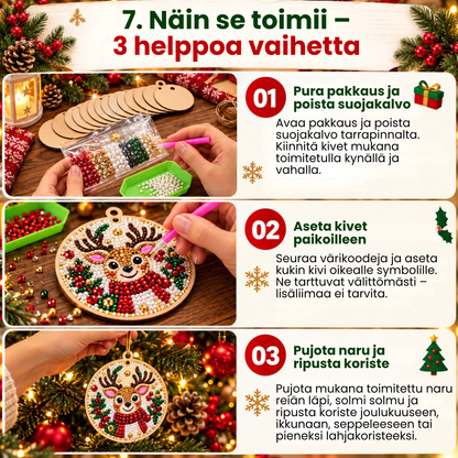Joulukoristeet Timanteilla™ | Tee joulukuusestasi tänä vuonna oikeasti omannäköisesi