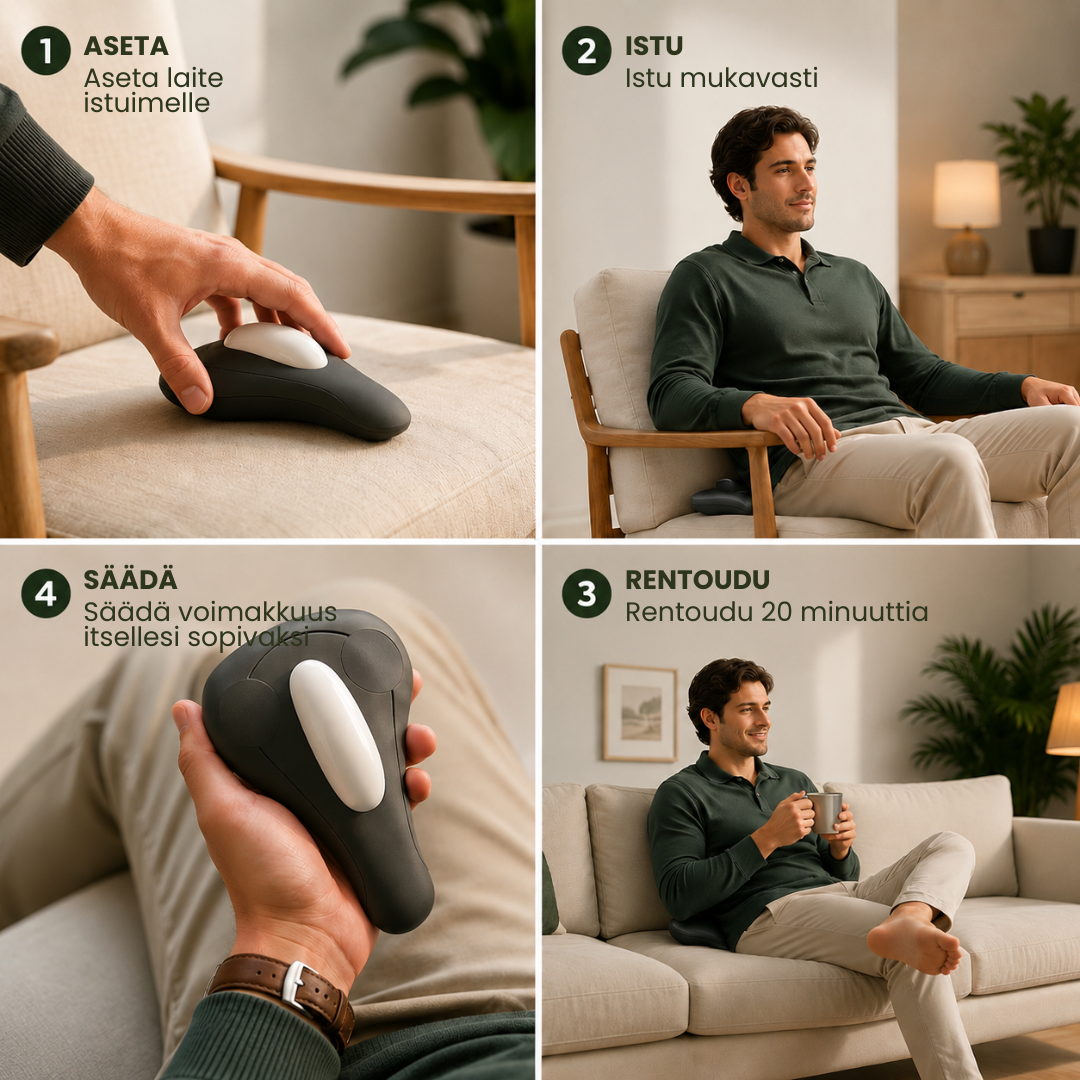 PelvicCore™ | Huomaamattomat lantionpohjan harjoitukset paremman hallinnan saavuttamiseksi