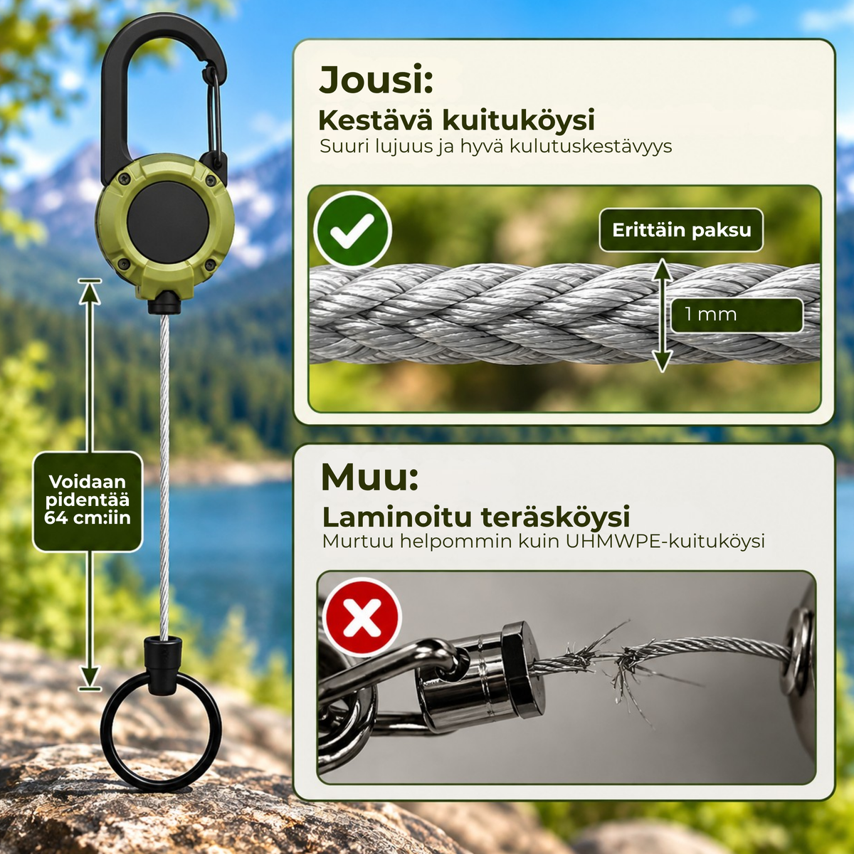 ClipReach™ | Avaimet aina käden ulottuvilla