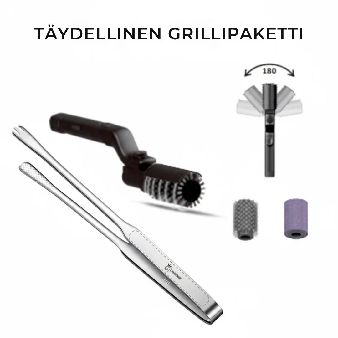 GrillForce™ | Langaton sähköinen grillinpuhdistaja