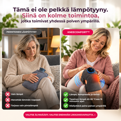 KneeComfort™ | Arjen helpotus jäykille ja väsyneille polville