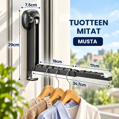 Taitio™ | Lisää kuivaustilaa vähemmällä lattiatilalla