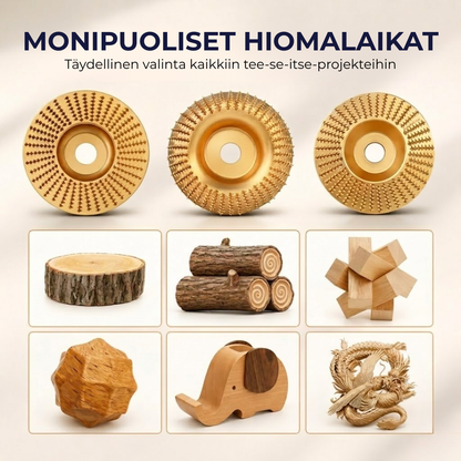 CarveDisc Pro™ | Puuntyöstölaikka kulmahiomakoneeseen