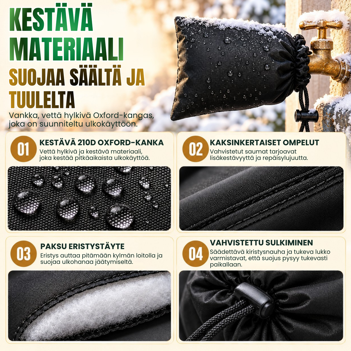 PakkasVahti | Suojaa ulkohana pakkaselta ja kylmältä