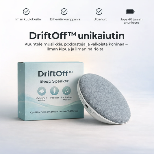 DriftOff™ | Kaiutin helpottamaan nukahtamista