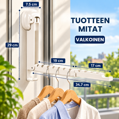 Taitio™ | Lisää kuivaustilaa vähemmällä lattiatilalla