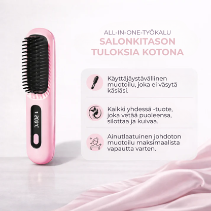 HeatBrush™ | Tyylittele helposti lyhyet hiukset