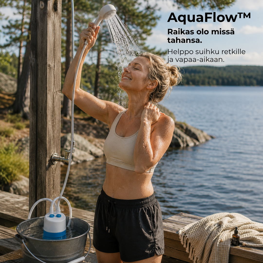 AquaFlow™ | Täydellinen setti letkulla ja suuttimilla