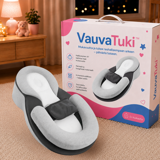 VauvaTuki™ | Mukavaa tukea ruokailun jälkeen