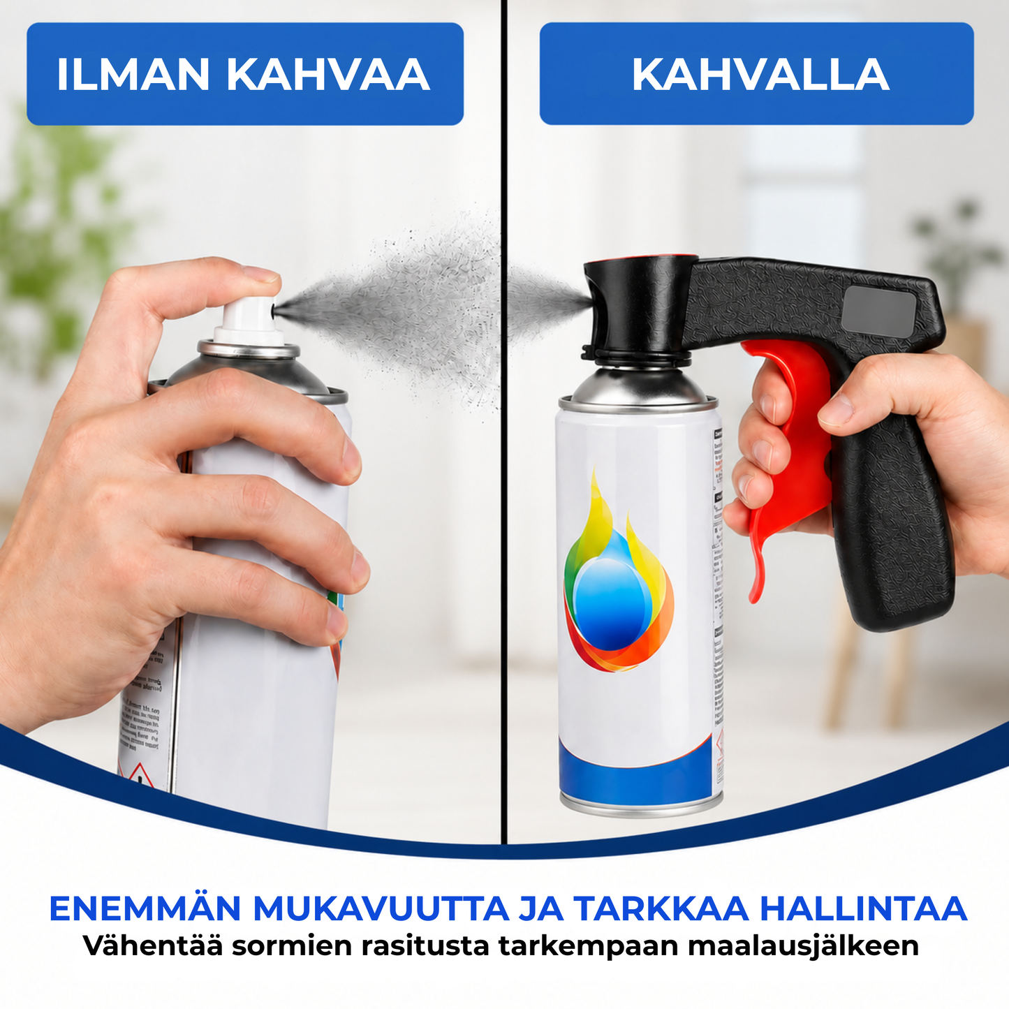 TarkkaSuihku™ | Saat siistimmän maalausjäljen ilman väsyneitä sormia