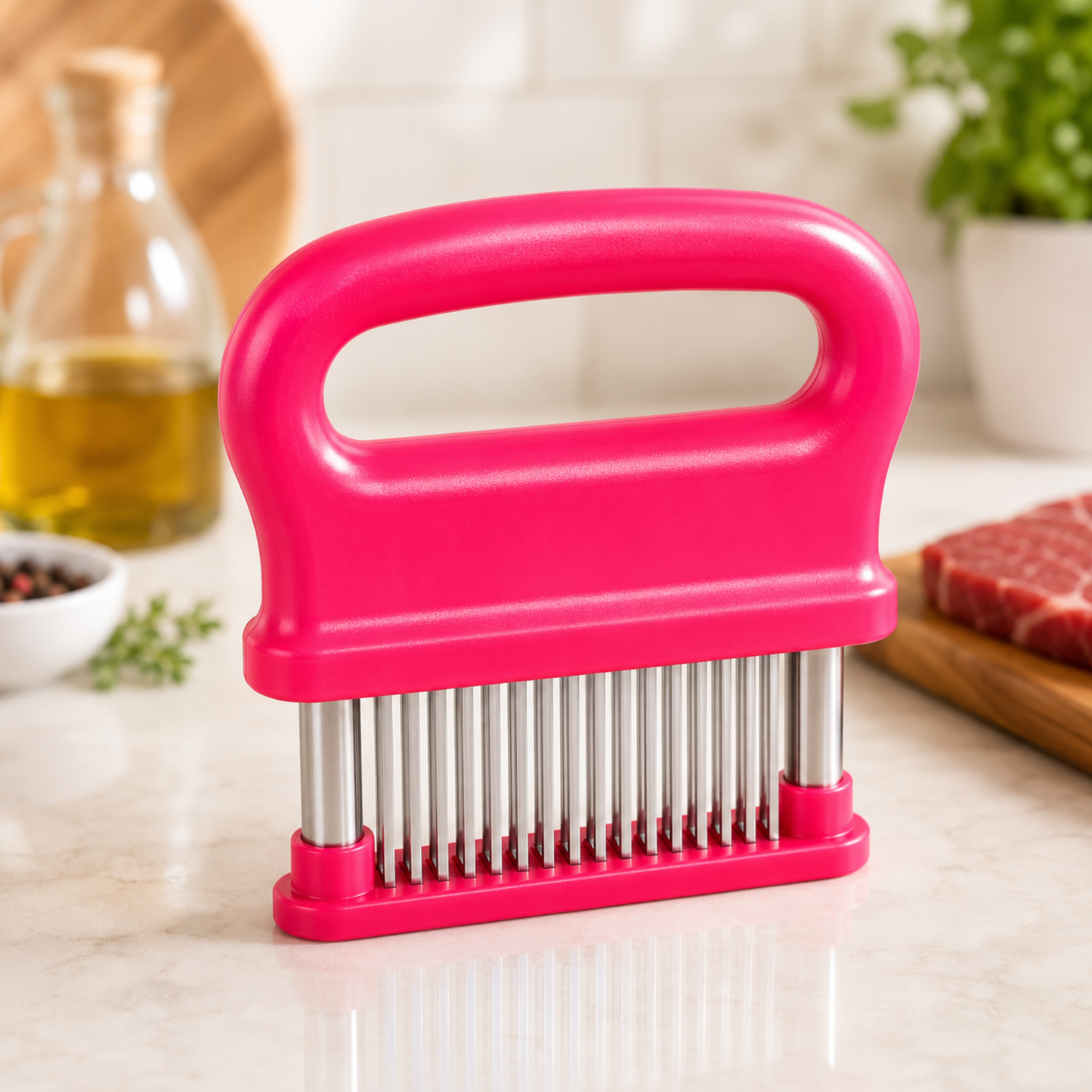 TenderPro™ | Lihanmureuttaja, jossa on 48 ruostumattomasta teräksestä valmistettua terää