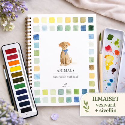 Akvarella™ | Löydä akvarellimaalauksen rauha – askel askeleelta