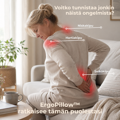 ErgoPillow™ | Anna niskallesi tuki, jota se on kaivannut joka yö