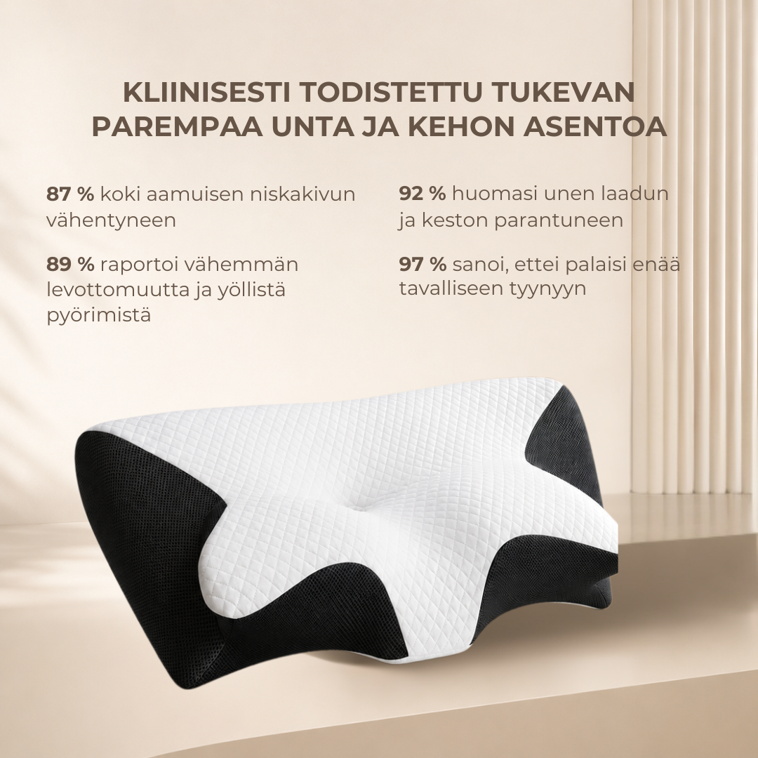 ErgoPillow™ | Anna niskallesi tuki, jota se on kaivannut joka yö
