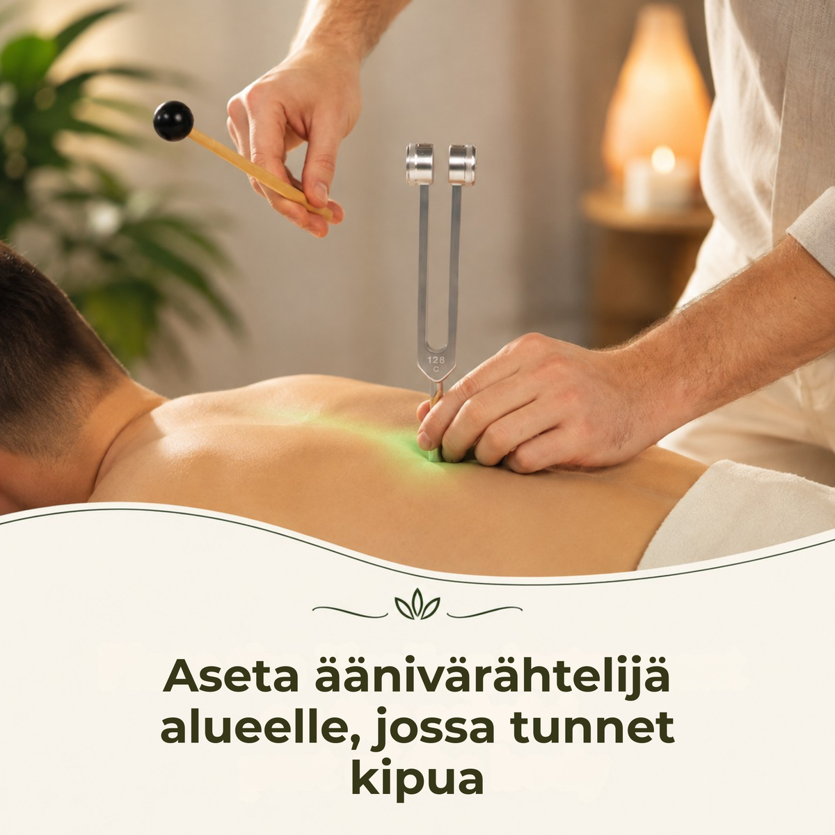 TerapiaÄänirauta 128 Hz™ | Käytännöllinen työkalu rentoutumiseen ja kehon tuntemiseen