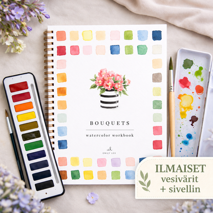 Akvarella™ | Löydä akvarellimaalauksen rauha – askel askeleelta
